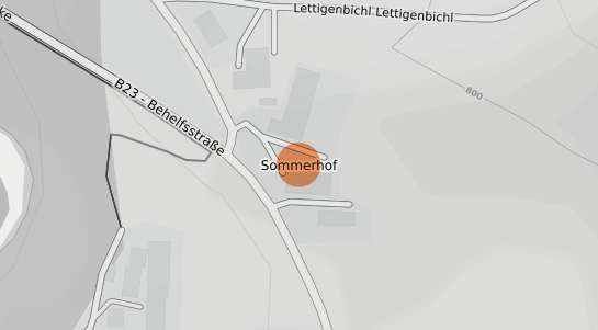 Mietspiegelkarte Bad Bayersoien Sommerhof